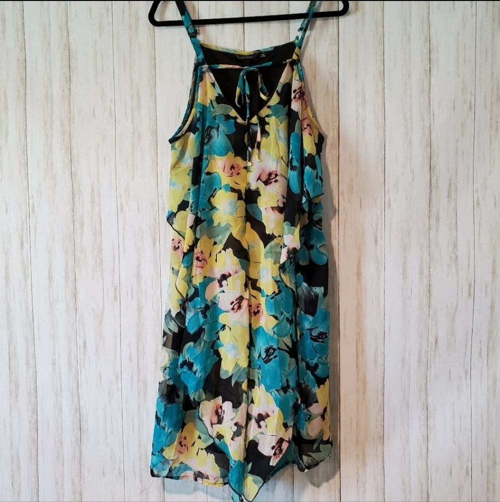 Mlle Gabrielle Bright Floral Shift Dress